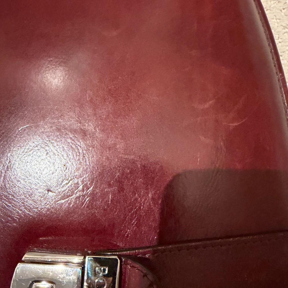 Bosca Rich Brown Leather Briefcase - Picture 6 of 9